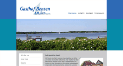 Desktop Screenshot of gasthof-am-see.de